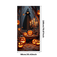 thumbnail image 3 of Design Halloween Banner LED Pumpkin Glowing Ghost Spooky Scene for Holiday Decoration Kids Party Event, 3 of 5