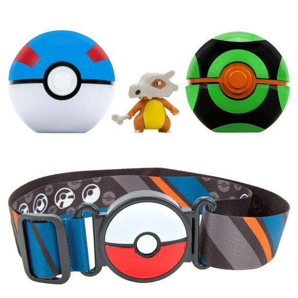 Ensemble ceinture Pokémon Clip 'N' Go - Cubone + Grande Balle & Balle Crépusculaire