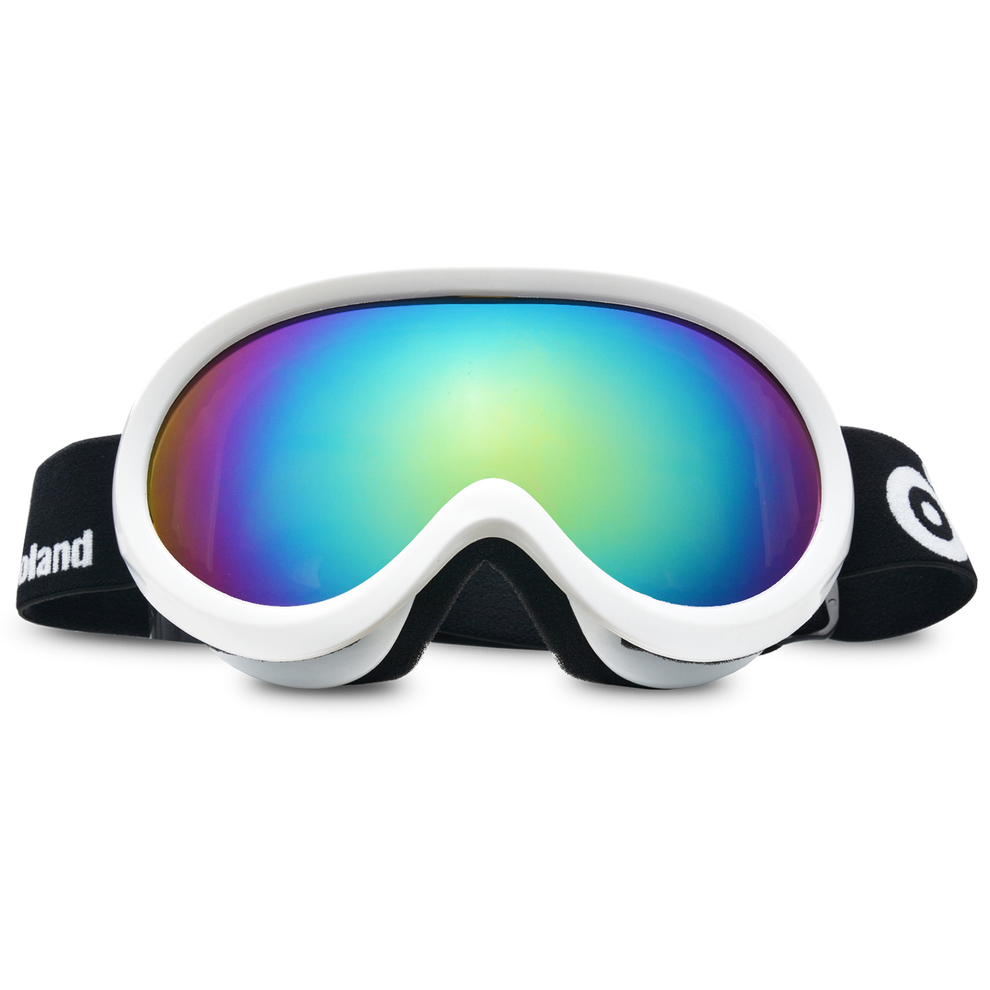 Odoland Kids Ski Goggles Snow Goggles S2 Double Lens Anti-Fog UV Protection Snowboard Goggles for Youth Skiing Age 8-16 