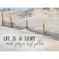 thumbnail image 2 of Deiter, Lori 14x12 White Modern Wood Framed Museum Art Print Titled - Life is a Story, 2 of 4