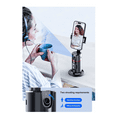 thumbnail image 3 of 360° Gimbal Stabilizer Desktop AI Automatic Tracking Gimbal with +Fill Light for Smartphone Stabilizer, 3 of 7
