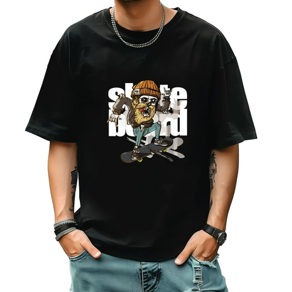 Men's Short Sleeve Graphic T shirt Collection Summer New Trend Sports Shirt Select