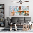 thumbnail image 3 of Begin Home Decor 2080-1616-MI108 16 x 16 in. Suspended Umbrellas-Print on Canvas, 3 of 3