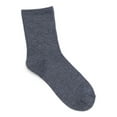 thumbnail image 3 of No Boundaries Fashion Scallop Edge Mid-Crew Socks, 6-Pack, Women's, Shoe Sizes 4-10, 3 of 7