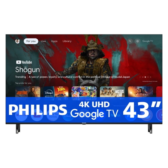 TV Philips 43 Pulgadas Google UHD LED 43PUL7652/F8