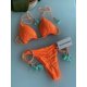 thumbnail image 1 of Conjunto de Bikini con cordones para mujer, traje de baño Sexy con cordón, ropa de playa de leopardo, 2 piezas, 1 of 5