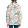 thumbnail image 6 of Rocae Zebra Colourful for Zip Up Hoodies for Teen Sweatshirt with Hood-Medium, 6 of 6