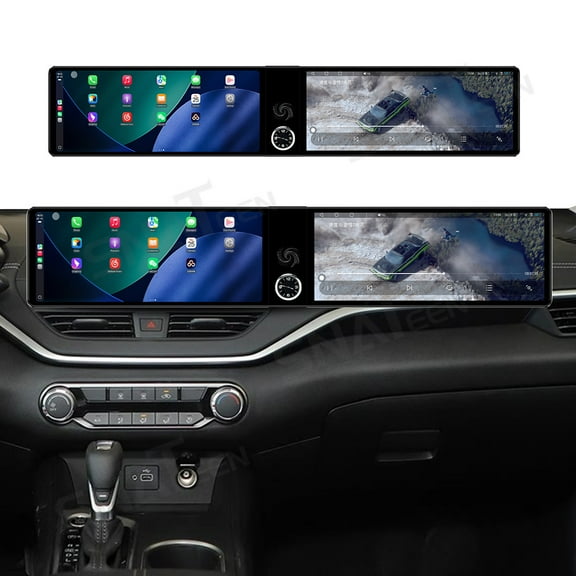 SNATEEN Dual 12.3 inch Carplay Screen/Radio/Multimedia Player for Nissan Teana 2019 2020 2021 Models Universal Car Navigation/GPS Upgrade Headunit Android Display 1080P Touch Screen Replace System