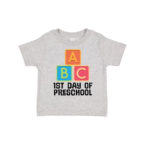 Inktastic 1st Day of Preschool Boys or Girls Toddler T-Shirt