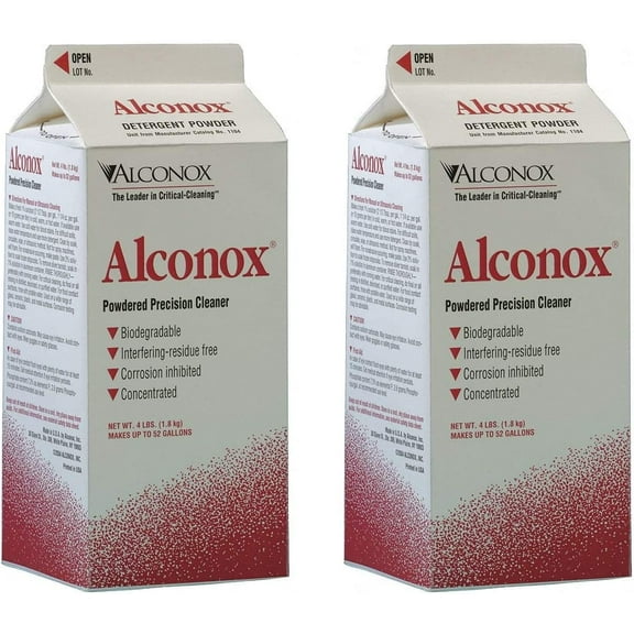 Alconox Detergent Cleaning Concentrate 4 lb. Container (2)