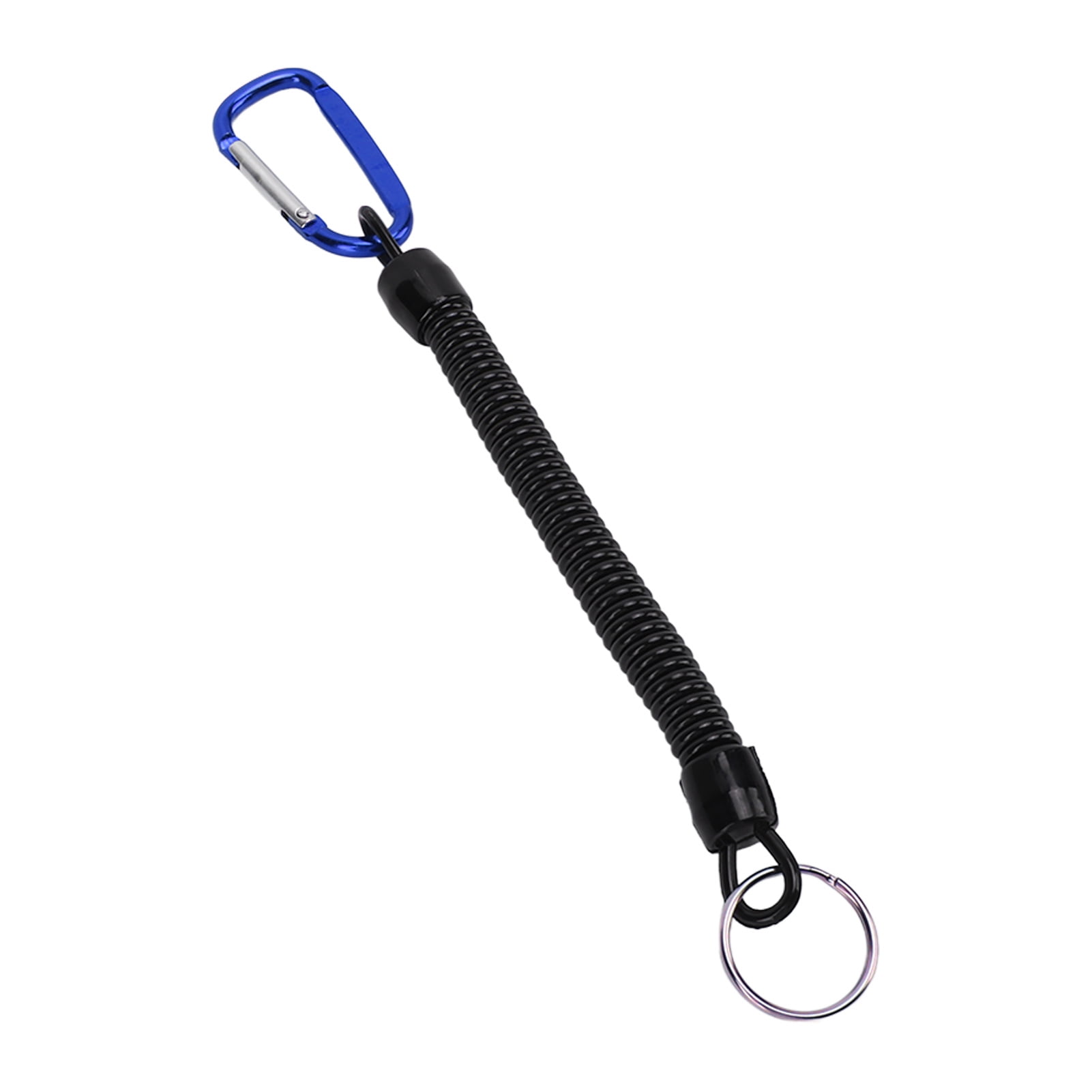Lot De 7 Cordons Anti-perte élastiques Pour Pêche - Mousquetons Acier Inox, Pour Matériel De Pêche Et Outdoor