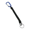thumbnail image 4 of Retractable Spring Elastic Rope Keychain - Security Gear Tool and Anti-Lost Fishing Lanyard - Blue, 4 of 8