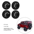 thumbnail image 3 of 4 Pcs RC Car Tires, 2 Front 2 Rear Round Stud Type Off Road RC Tires Rubber Plastic High Grip RC Car Wheels for 1/10 RC Car, 3 of 8