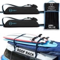 thumbnail image 1 of Portaequipajes de techo para tabla de surf Hang 11, acolchado suave para 3 tablas, 1 of 8