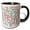 Black/White, variant on 3drose, Candy Canes, 11oz Mug