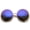 Gold / Blue Mirror, variant on sunglassLA Unisex Women's High Fashion Oversize Wire Frame Mirror Lens Round Sunglasses (Silver / Pink Mirror) - 61mm
