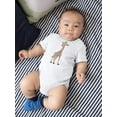 thumbnail image 2 of Standing Giraffe Bodysuit Infant -Image by Shutterstock,  Newborn, 2 of 4