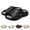 Black, variant on Miqool Orthopedic EVA Sandals for Women and Men Arch Support Non Slip Recovery Slides Pain Relief Lightweight Cozy Thick Sole Slippers