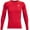 RED, variant on Under Armour Men's Armour HeatGear Compression Long-Sleeve T-Shirt, Cardinal 625/White, 3X-Large