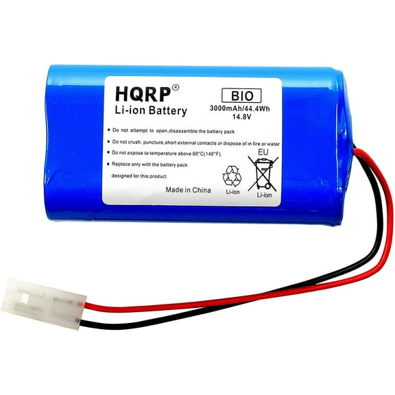 HQRP Battery Compatible with BOBSWEEP Bob Standard, Bob PetHair, Junior WJ540011 Robotic Robot Vac Vacuum Cleaner