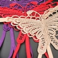 thumbnail image 6 of Jxximdong Sexy Lingerie for Women Butterfly Embroidered Crotchless Briefs Low Waist Strappy Thongs Women's Intimates Red, 6 of 7