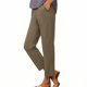 thumbnail image 4 of Pantalones de Golf Mujeres Estirables Color Sólido Recortado Pantalones de Viaje, Pantalones Deportivos Estirables Transpirables para Uso Diario Y de Golf, 4 of 9