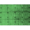 thumbnail image 1 of Ahgly Company Indoor Rectangle Oriental Emerald Green Industrial Area Rugs, 2' x 5', 1 of 4