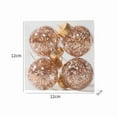 thumbnail image 3 of Christmas Balls, 4pcs Transparent Tinsel Ornament Set Clear Plastic Hanging Balls for Christmas Tree Holiday Party Home Decor 2025, 3 of 4