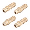 thumbnail image 1 of Conexión de Manguera Barb de Brass Passivation M10  Longitud de 1.3" Tono Dorado 4pcs, 1 of 3