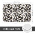 thumbnail image 2 of Rateoe Heart Leopard Pattern Flannel Door Mat Indoor Outdoor Entrance, Waterproof All-Weather Doormat,Fade Resistant, Low Profile Entryway Mat 16x24in, 2 of 7