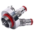 thumbnail image 3 of Distributeur de Robinet pour Mini Fût de Bière Distributeur en Acier Inoxydable Growler Outil de Bière 3.6L/5L/10L, 1*Distributeur, Argent & Rouge, 3 of 6