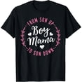 thumbnail image 2 of 100% Cotton Unisex Boy Mama from Son Up to Sun Down Mother's Day Funny Mom T-Shirt, 2 of 5