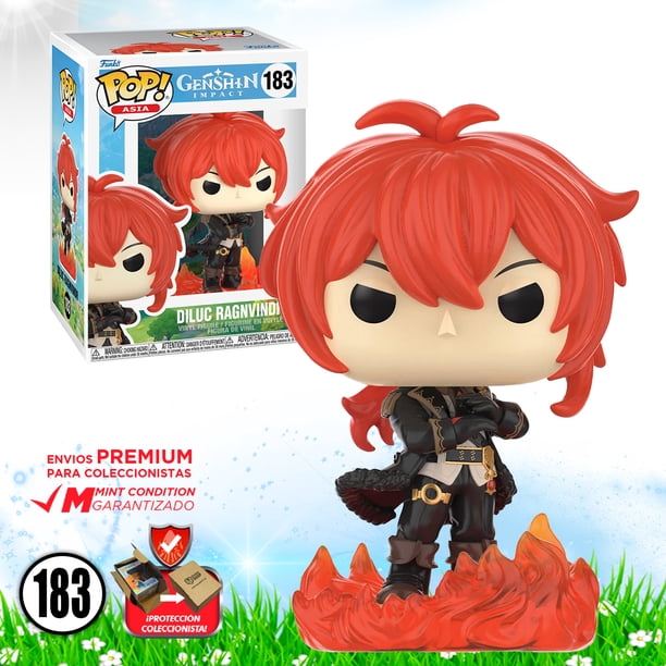 Funko Pop Diluc Ragnvindr #183 Genshin Impact Videojuego Original