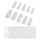 thumbnail image 5 of Coffin Fake Nails, Simple Coffin Press On Nails Clear Colors Stylish  For Women For Girls ANGGREK N5342-03, 5 of 8