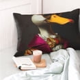 thumbnail image 4 of Sikiie Noble Style Duck Pillow Covers, Throw Pillow Case Cushion Covers,Cushion for Bedroom,Couch,Home-16"x24", 4 of 6