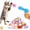 1 Launchers & 100 Balls, variant on Cat Ball Toy Plush Fuzzy Cat Toy Launchers & 20 Pcs Cat Pom Pom Balls Funny Interactive Cat Toys for Indoor Adult Cats,Kitten Kitty,Dogs