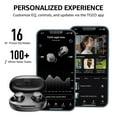 thumbnail image 5 of TOZO Agile Solo Mini Wireless In-Ear Light Weight Earbuds Bluetooth 5.3, IPX4 Waterproof, Black, 5 of 6
