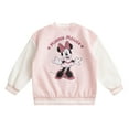 thumbnail image 3 of Disney Minnie Mouse Letterman Varsity Bomber Jacket (Girls), Sizes 12M-6X, 3 of 7