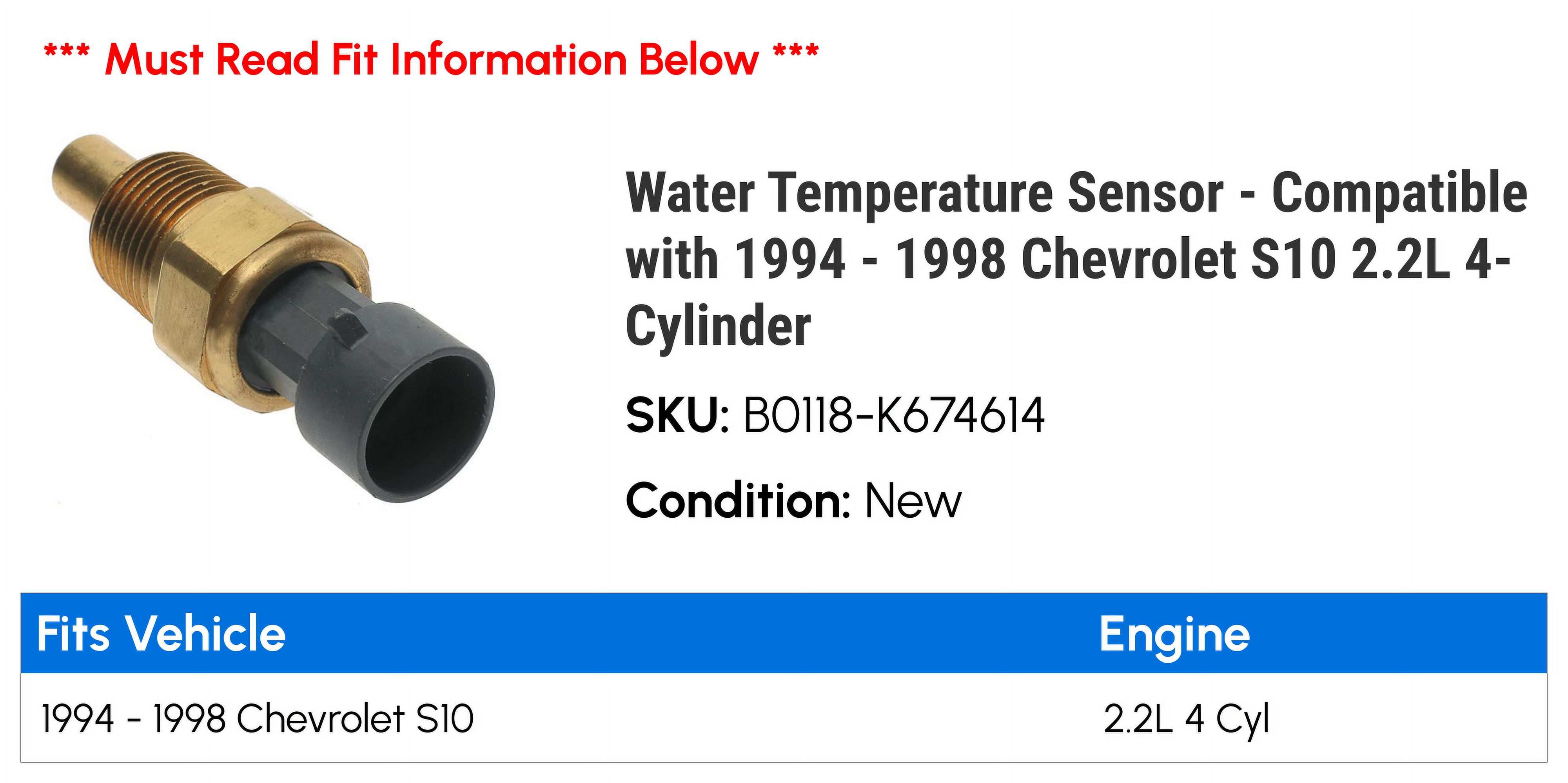 Trailblazer Coolant Temp Sensor Replacement at Jack Yarnold blog