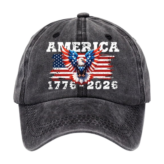 Lksixu 250 Anniversary USA Hat for Men Women, 1776-2026 Year American Flag Patriot Baseball Cap, Adjustable Retro Style Commemorative United States Trucker Hats America 250th Anniversary Hat