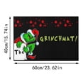 thumbnail image 2 of Mini Grinch Ornaments Christmas Door Mat Outdoor Welcome Mat For Front Door, Entryway Christmas Carpet, 23.7X 15.9 Inch Funny Door Mats , Anti-Slip Rug Decorations For Home, 2 of 7