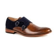 thumbnail image 1 of Gino Vitale Men's Monk Strap Two-tone Loafer, 1 of 3