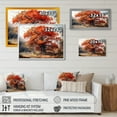 thumbnail image 4 of Designart "Fall Foliage Tree In The Woods I" Tree Floral Wall Art For Kitchen, 4 of 5