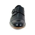 thumbnail image 7 of Mens Shoes  Stacy Adams Desmond Monk Strap Black Leather 25162-001, 7 of 7