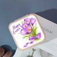 thumbnail image 4 of Autua Crocuses Purple Ribbon Happy Easter Jewelry Box for Women, Small Travel Necklace Ring Earring Storage Case Pink, 4 of 5