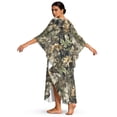 thumbnail image 3 of DISNIMO Kaftan Dress for Women Camouflage Hunting Print V Neck Batwing Sleeve Caftan Dresses Summer Beach Coverups Loose Fit Swimsuit Cover Ups, 3 of 7