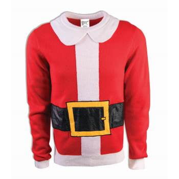 walmart santa ugly sweater