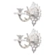 thumbnail image 1 of 2 candelabros de pared, candelabros de pared, candelabros de pared vintage, candelabros de metal para banquetes, patios,, 1 of 9