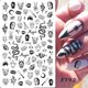 thumbnail image 4 of 3D Halloween Nail Art Anime Joker Spider Snake Sliders Nail Stickers Self Adhesive Decals Girls Kids Party Manicure, 4 of 5