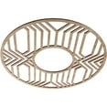 thumbnail image 2 of Ekena Millwork 22"OD x 8"ID x 1/4"T Empire Wood Fretwork Pierced Ceiling Medallion, Red Oak, 2 of 3